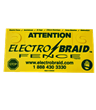 ElectroBraid Fence Warning Sign